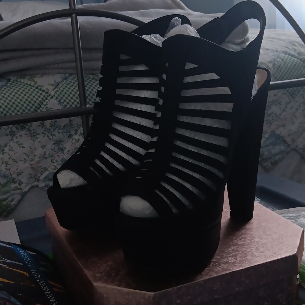 High heel shoes